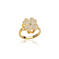 Vera Serenity Clover Spinner Ring